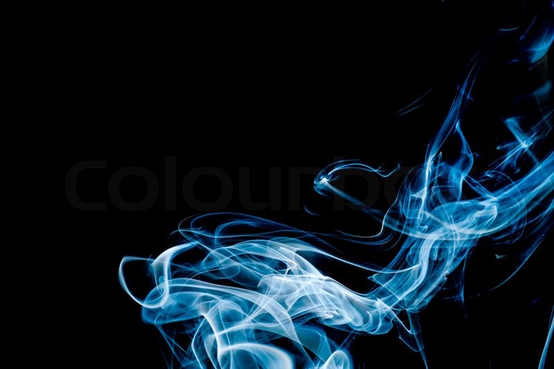 light blue abstract smoke on black stock photo colourbox background black and blue