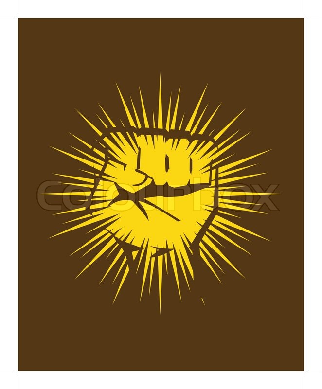 Strong hand | Stock vector | Colourbox