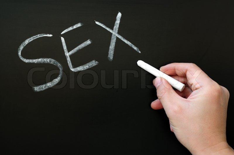 Word Of Sex Written In Chalk On A Stock Image Colourbox 1365