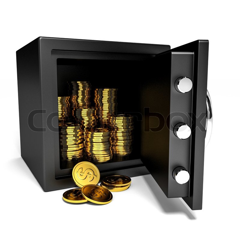 opened safe