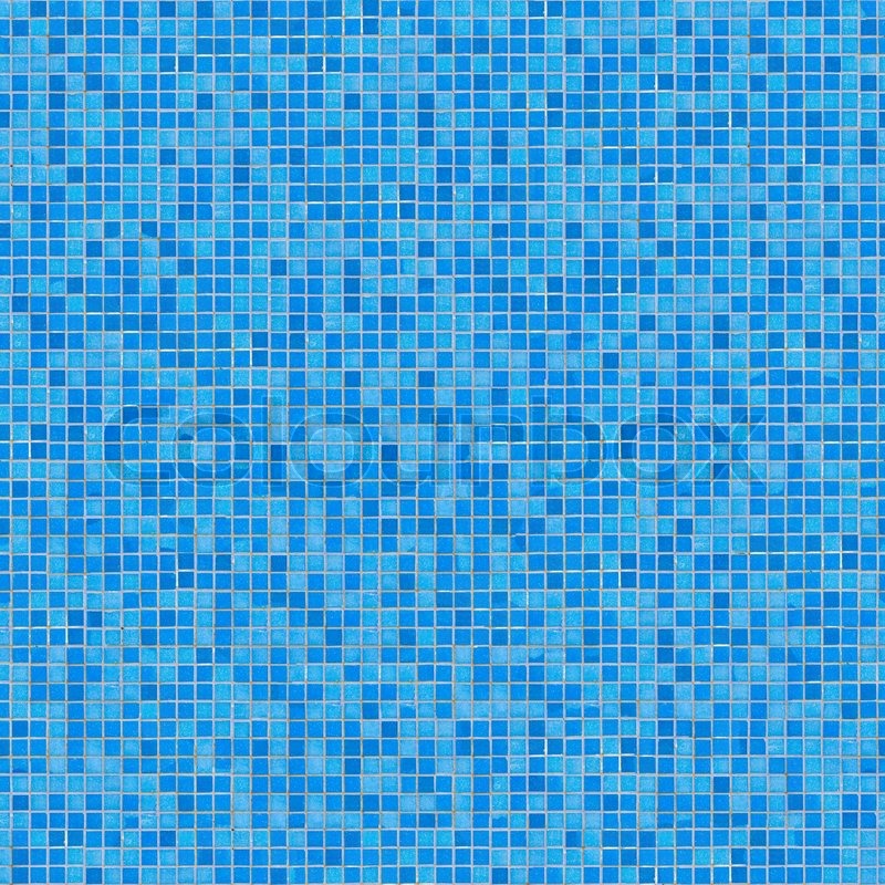 Blue Ceramic Mosaic. Seamless Tileable Texture. | Stock ...