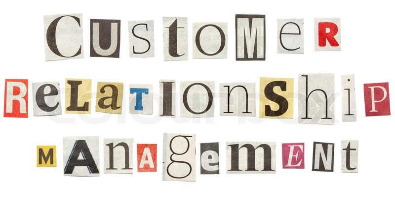 Customer Relationship Management Stock Image Colourbox