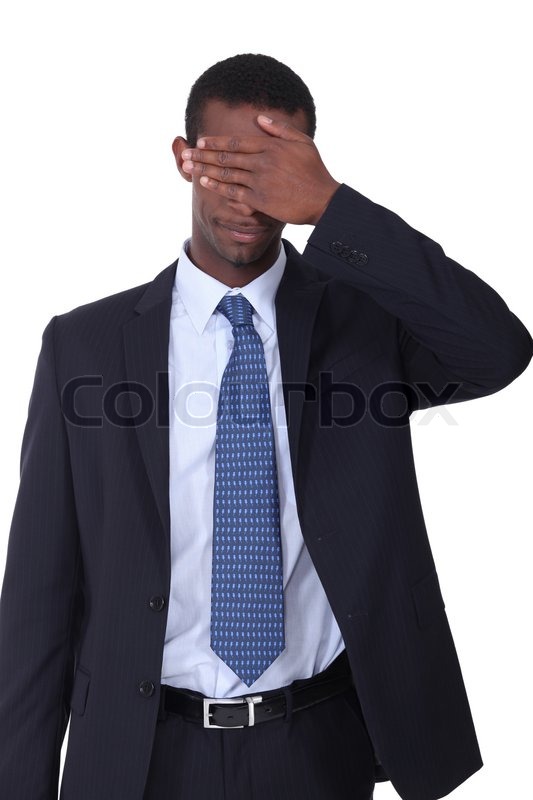 Mann in einem BusinessAnzug Stock Bild Colourbox