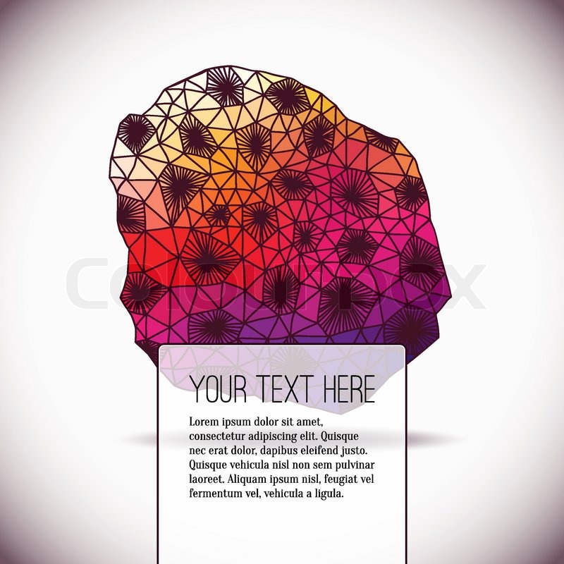 abstract vector geometric pattern stock vector best annual report cover design