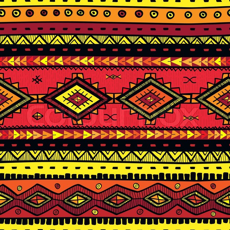 seamless abstract hand drawn ethno pattern tribal background seamless pattern can be used for wallpaper web page background others - Ethno Muster seamless abstract hand drawn ethno pattern tribal background seamless pattern can be used for wallpaper web page background others - Ethno Muster