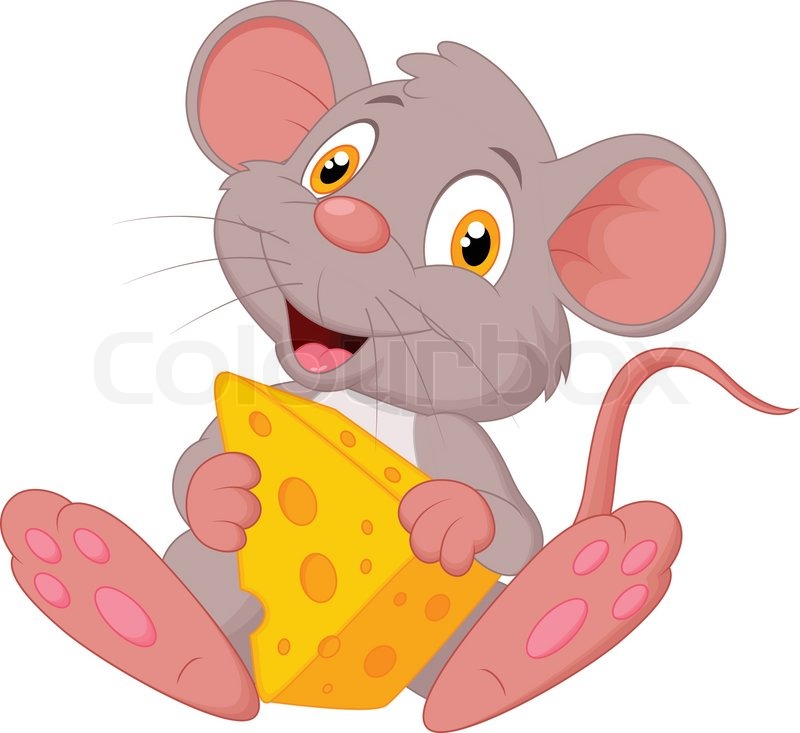 Vector illustration of Cute mouse ... | Stock vector ...