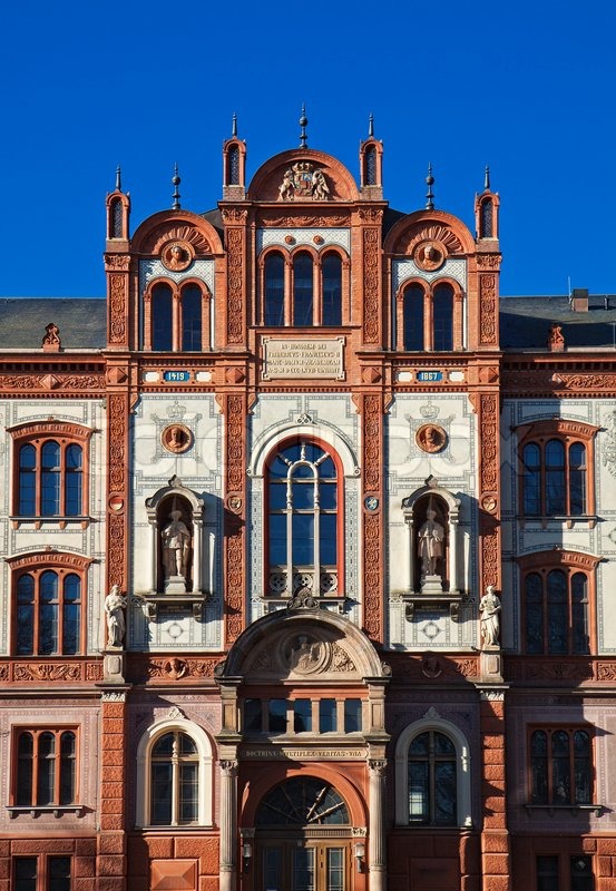 The university in Rostock (Germany). Stock image Colourbox