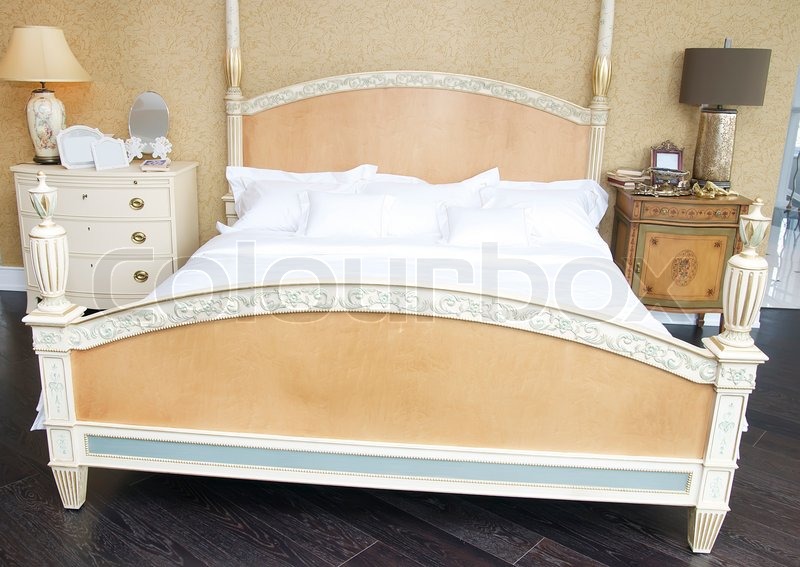 Gemütlich, schlafzimmer, einwandfrei | Stockfoto | Colourbox