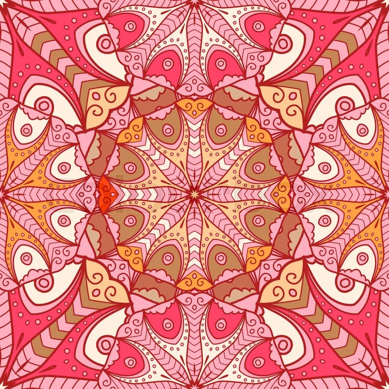 Mandala nahtlose Muster | Vektorgrafik | Colourbox