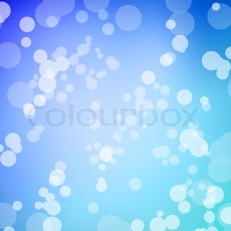 Light turquoise bokeh background | Stock image | Colourbox