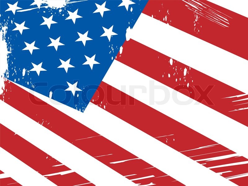 Amerikanische Flagge Hintergrund Stock Bild Colourbox