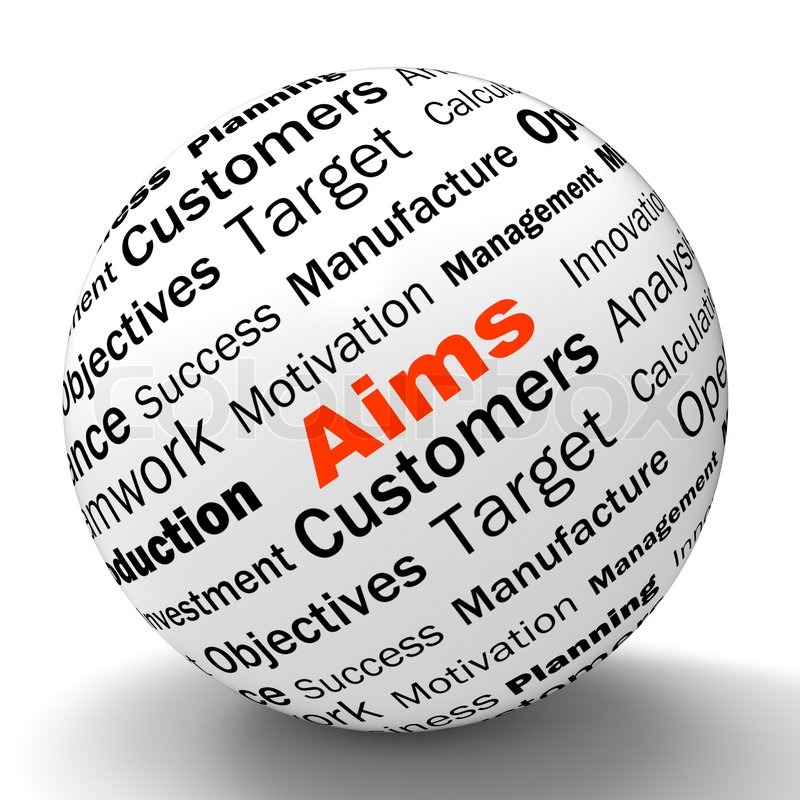 aims-sphere-definition-meaning-business-stock-image-colourbox