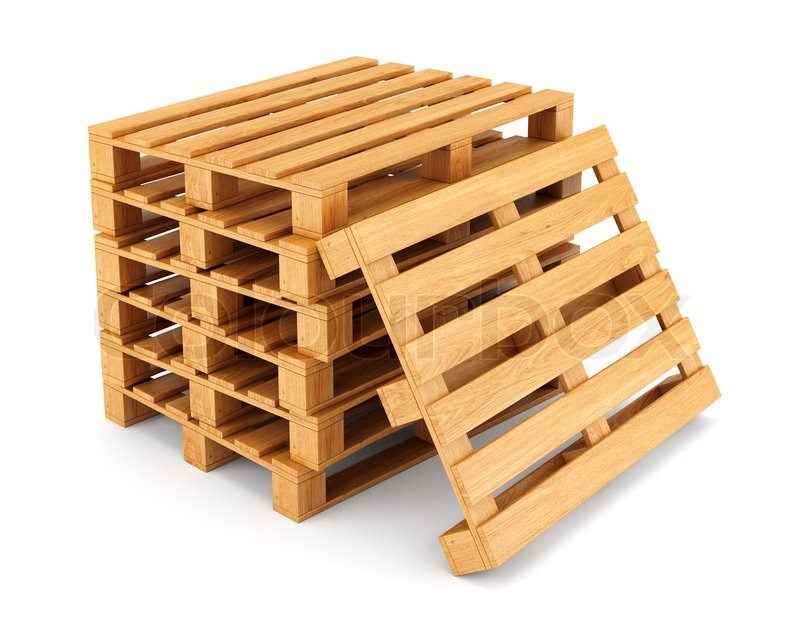 Stack Of Wooden Pallets Isolated On White Background Cargo Shipping And Warehouse Concept Stack Of Wooden Pallets Isolated On White Background Cargo Shipping And Warehouse Concept