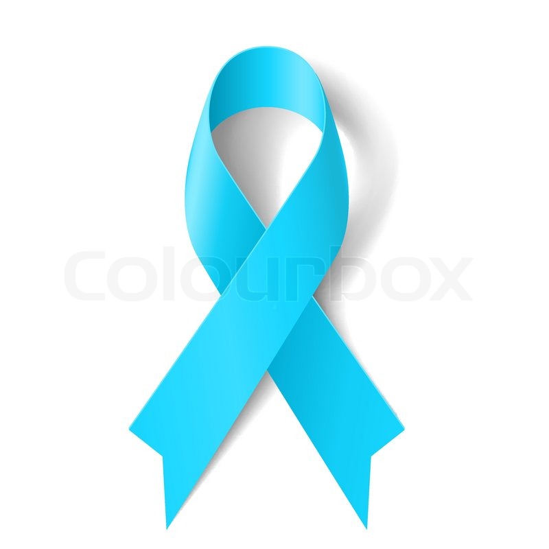 Light Blue ribbon StockVektor Colourbox