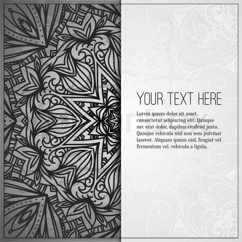 vintage drawn vector background pattern abstract hand Hand drawn abstract Vintage vector background pattern.